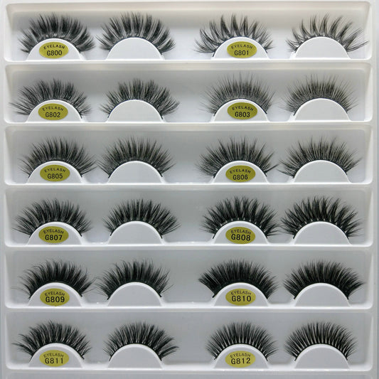 Pestañas Postizas de Pelo de Visón 3D