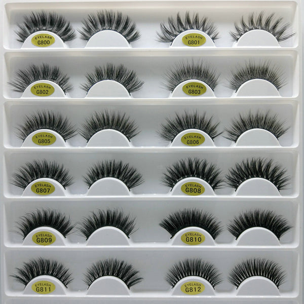 Pestañas Postizas de Pelo de Visón 3D
