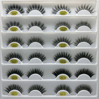 Pestañas Postizas de Pelo de Visón 3D