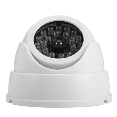 Cámara de Vigilancia Simulada con Lente Fisheye y LED Intermitente