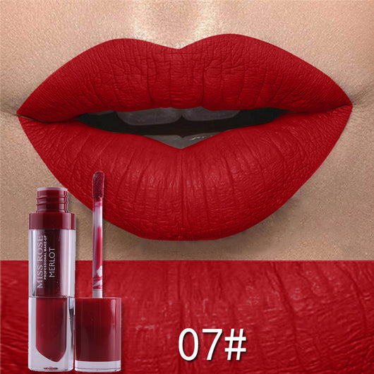 Brillo Labial Mate Larga Duración Anti-Transferencia - Image 33