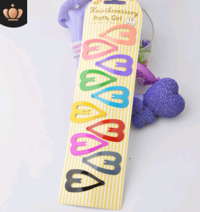 Clip para Cabello Infantil con Diseños Estrellas y Amor - 5 cm - Image 6