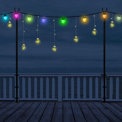 Poste de Luz LED para Jardín - Soporte Decorativo para Terrazas y Exteriores - Image 12