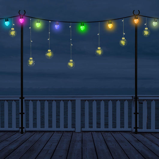 Poste de Luz LED para Jardín - Soporte Decorativo para Terrazas y Exteriores - Image 12