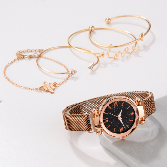 Juego de Reloj y Pulseras
