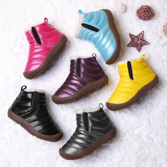 Botas de Nieve Infantiles con Forro de Cachemira Deportivo