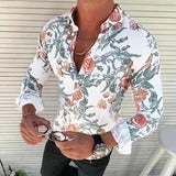 Camisa Manga Larga Estampado Floral Ajustada - Image 15