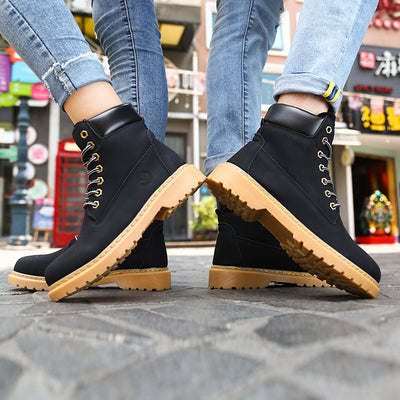 Botines Mujer con Tacón Grueso y Caña Alta - Image 3
