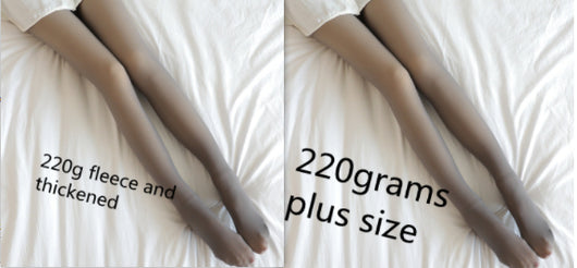 Leggings Térmicos Translúcidos Talla Grande con Forro Polar para Invierno - Image 27