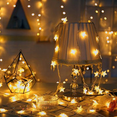 Guirnalda LED Intermitente para Decoración de Espacios - Luces Estrelladas - Image 9