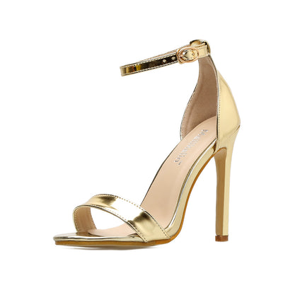 Zapatos de Novia Dorados y Plateados Talla Grande - Image 12