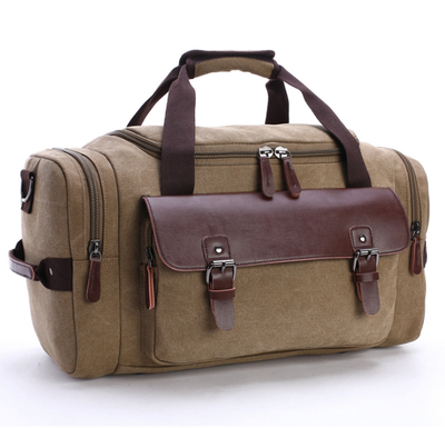 Mochila de Viaje Estudiante con Bolsa de Lona de Gran Capacidad - Image 8