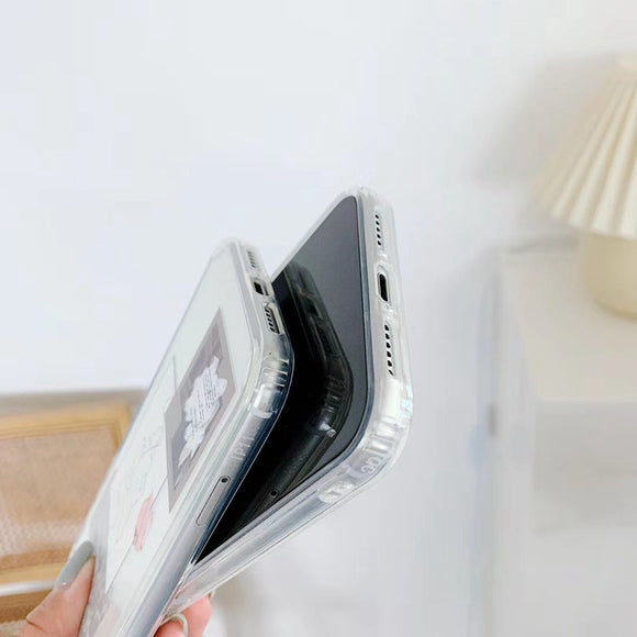 Funda para teléfono con diseño minimalista de línea recta