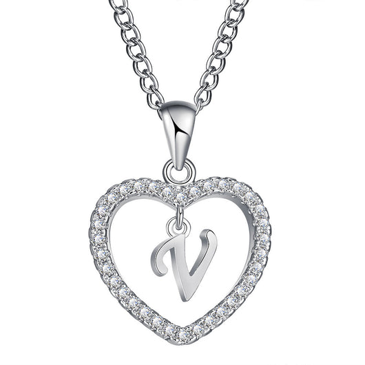 Collar de Corazón Personalizado con Circonia - Image 13