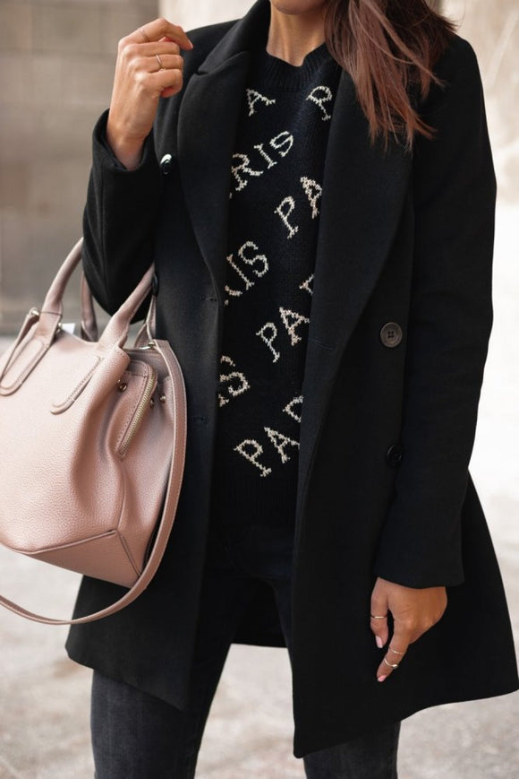Abrigo Entallado para Mujer - Diseño Moderno y Versátil