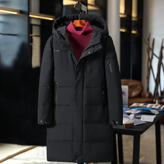 Parka Larga Acolchada de Plumas para Hombre - Image 3