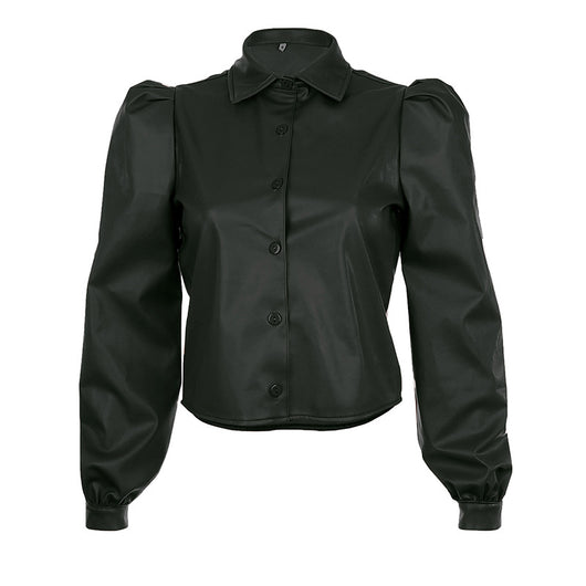 Blusa de Solapas Estructuradas con Mangas Abullonadas - Image 15