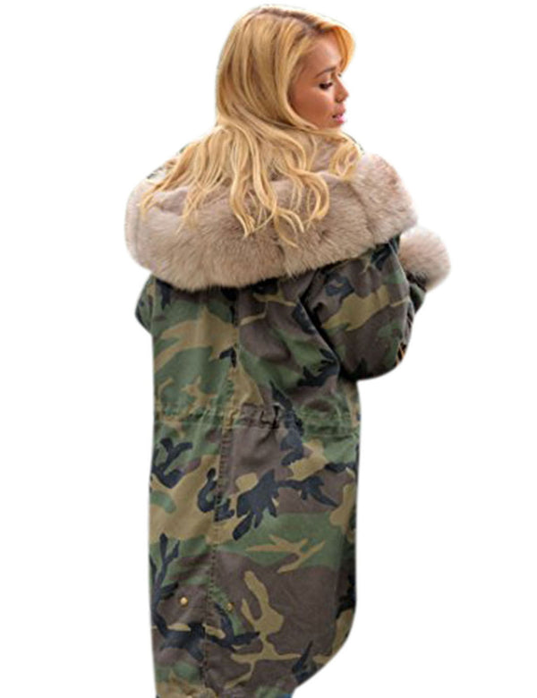 Abrigo Camuflado con Capucha