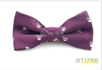 Corbata Calavera de Poliéster para Fiesta de Halloween - Image 6
