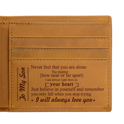 Billetera de Cuero de Caballo con Grabado Láser Personalizado - Image 2