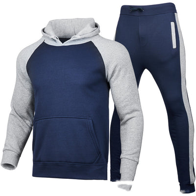Suéter Deportivo para Hombre con Mangas Raglán y Costuras de Contraste - Image 4