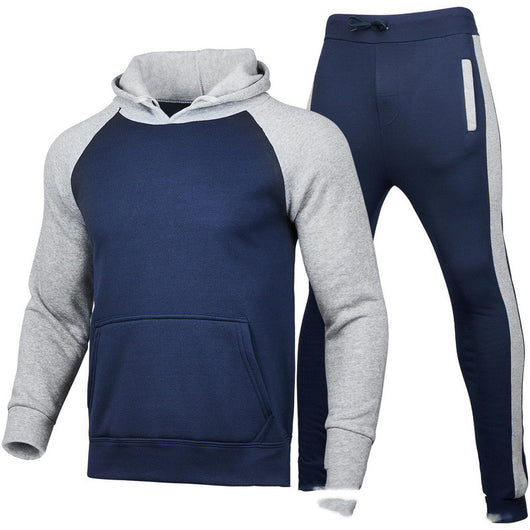 Suéter Deportivo para Hombre con Mangas Raglán y Costuras de Contraste - Image 4