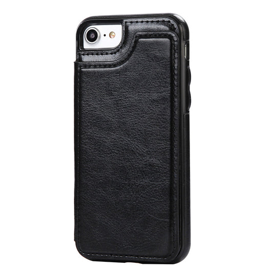 Funda Adhesiva de Cuero con Patrón Crazy Horse para Teléfono Móvil - Image 2