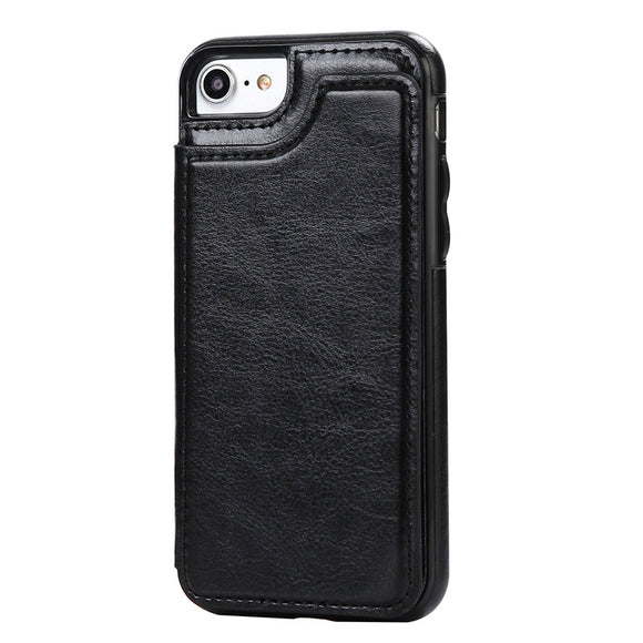 Funda Adhesiva de Cuero con Patrón Crazy Horse para Teléfono Móvil