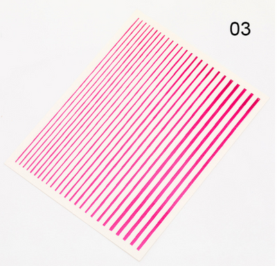 Adhesivos Fluorescentes para Nail Art - Líneas Neón - Image 16