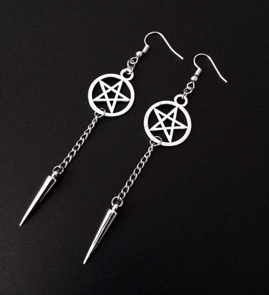 Aretes de Estrella de Cinco Puntas - Image 3
