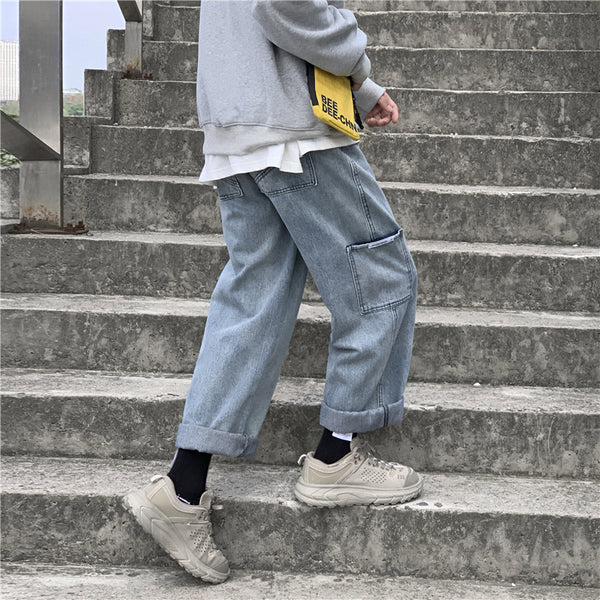 Pantalones cargo de corte recto