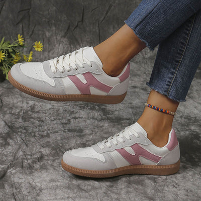 Zapatos Planos Casuales para Mujer con Diseño Colorblock y Punta Redonda - Image 8