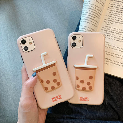 Funda para teléfono con diseño de té de perlas - Image 8