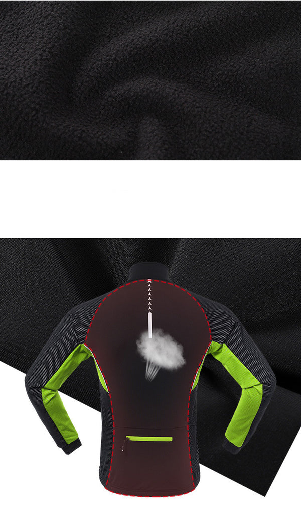 Jersey de Ciclismo Térmico Tricapa para Otoño e Invierno