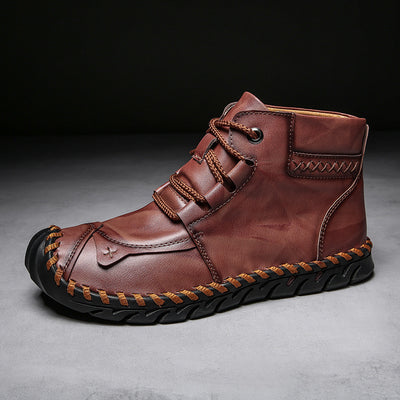 Botas Martin de Cuero Artesanal con Forro de Cachemir para Hombre - Image 19