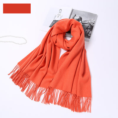 Bufanda de Lana Pura Gruesa para Invierno - Chal Elegante para Mujer - Image 12