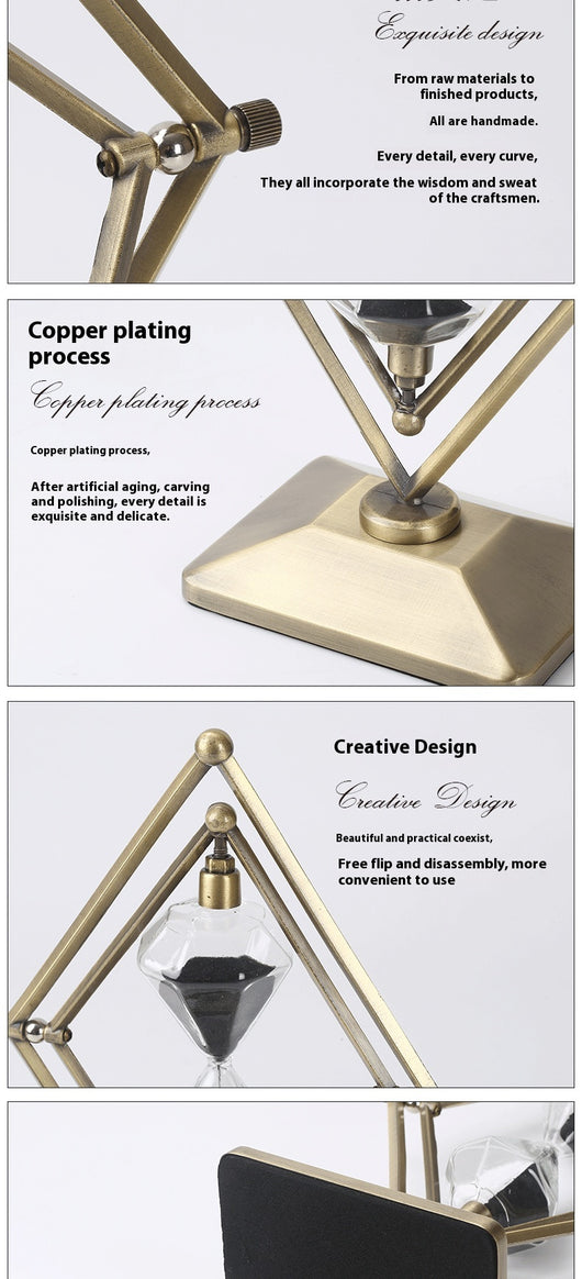 Reloj de Arena Decorativo con Estructura Metálica - Image 10