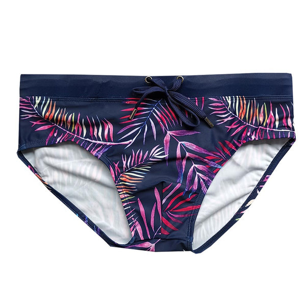 Bóxer de Baño con Estampado Tropical y Soporte Integrado