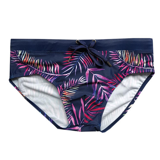 Bóxer de Baño con Estampado Tropical y Soporte Integrado