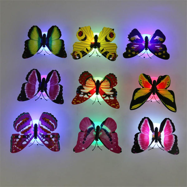 Luz LED Decorativa Mariposa Adhesiva
