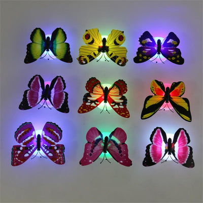 Luz LED Decorativa Mariposa Adhesiva
