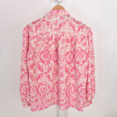 Blusa Retro Francesa Solapa Única Diseño Nicho para Mujer - Image 9