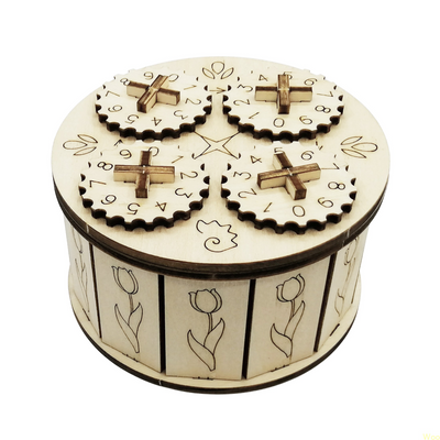 Caja Fuerte de Madera con Candado de Transmisión Mecánica - Image 8