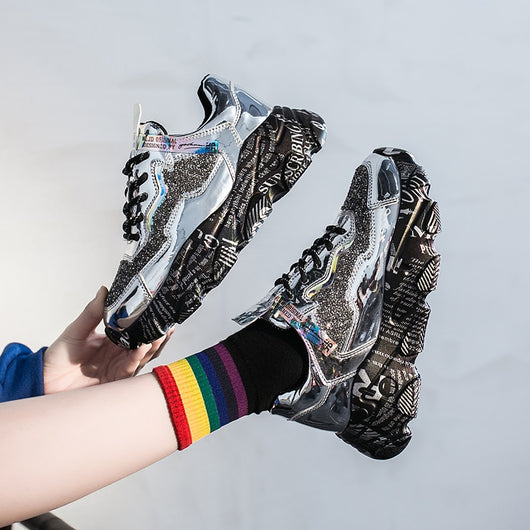 Zapatillas Deportivas Casuales Plataforma con Malla Transpirable - Image 5