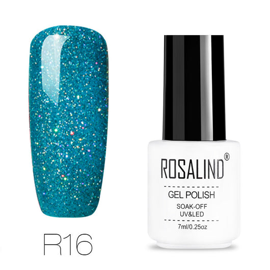 Uñas de Terapia Lumínica Arcoíris con Diseño de Estrellas - 29 Colores - Image 30