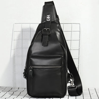 Bolsa Pecho Cuero Hombre Estilo Crossbody - Image 11