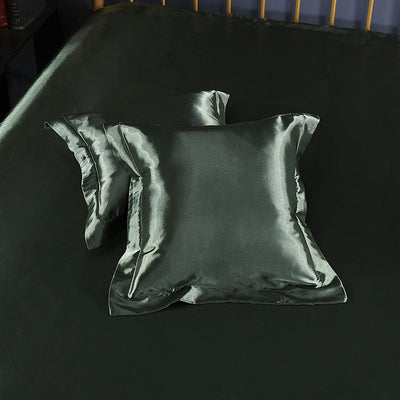 Funda de Almohada Cuadrada de Seda Pura - Image 18