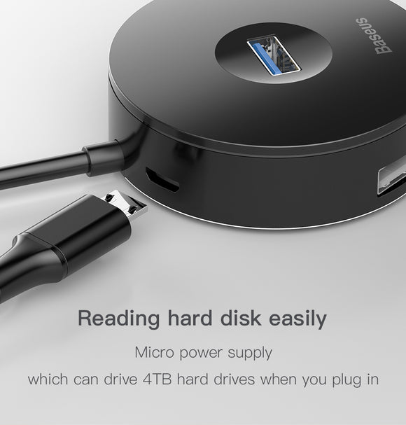 Adaptador Hub USB Notebook con Diseño Compacto