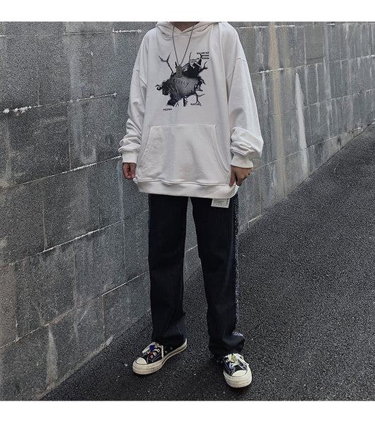 Sudadera con capucha de algodón suave y relajada - Image 4