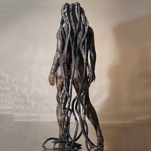 Disfraz de Serpiente Transparente Medusa - Traje Integral Realista - Image 3